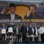 Capres nomor urut 01, Anies Baswedan melanjutkan kampanye akbar dengan tema Saatnya Menang untuk Perubahan di Lapangan Tegalega, Bandung, Minggu (28/1).