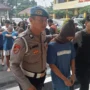Dipicu Saling Ejek Seorang Pelajar di Bogor Tewas dalam Aksi Tawuran, Polisi Ciduk 5 Pelaku Para pelaku saat digiring petugas di Mapolresta Bogor Kota, Senin (29/1).