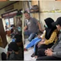 Penyerangan di Pasar Cisarua: Korban saat membuat laporan di Polsek Cisarua.