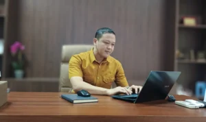 Kepala Diskominfo Kota Banjar, Dede Tito Ismanto, saat ditemui di ruang kerjanya, Rabu 31 Januari 2024.