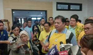 Ketua Umum Partai Golkar Airlagga Hartarto. Foto : Sandika Fadilah/Jabarekspres.com