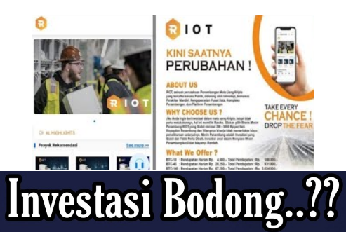 Waspada! Aplikasi RIOT Terbukti Penipuan, Hati-Hati Skema Investasi ...