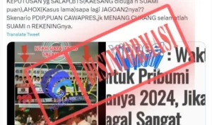 Ilustrasi: Konten hoaks seputar Pemilu 2024 yang ditarik oleh Kemenkominfo.