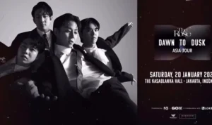 The Rose Tak Sabar Ingin Makan Bakso Saat Konser di Jakarta Nanti Poster Konser The Rose di Jakarta. (Instagram @official_therose)