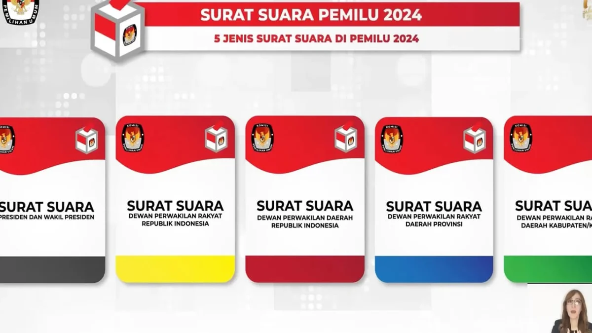 Inilah 5 Surat Suara Pemilu 2024 yang Harus Kamu Ketahui! Inilah 5 Surat Suara Pemilu 2024 yang Harus Kamu Ketahui!