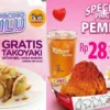Promo Pemilu 2024 yang bisa kamu dapatkan hanya dengan menunjukkan tinta dijarimu.