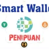 Aplikasi investasi Smart Wallet yang terindikasi penipuan.