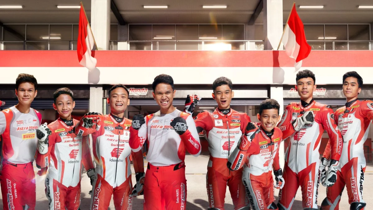 Inilah Wajah-wajah Pebalap Andalan Astra Honda yang siap berkompetisi tahun 2024 ini. (ist)