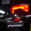 Penampakan lampu penerang plat nomor yang punya fungsi lain. (AHM)