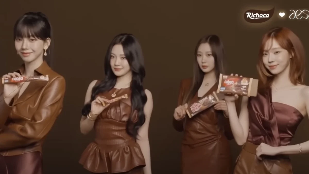 Iklan baru Nabati yang menjadikan aespa sebagai brand ambasador baru. (instagram @nabati.id)