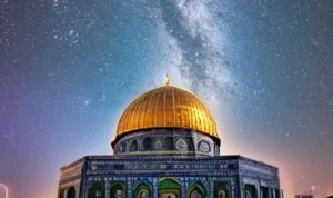 ILUSTRASI : Proses perjalanan Isra Mi'raj. (freepik)