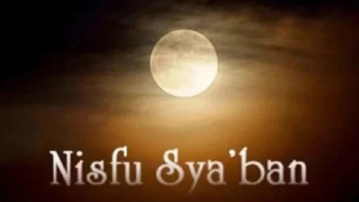 ILUSTRASI malam Nisfu Syaban.