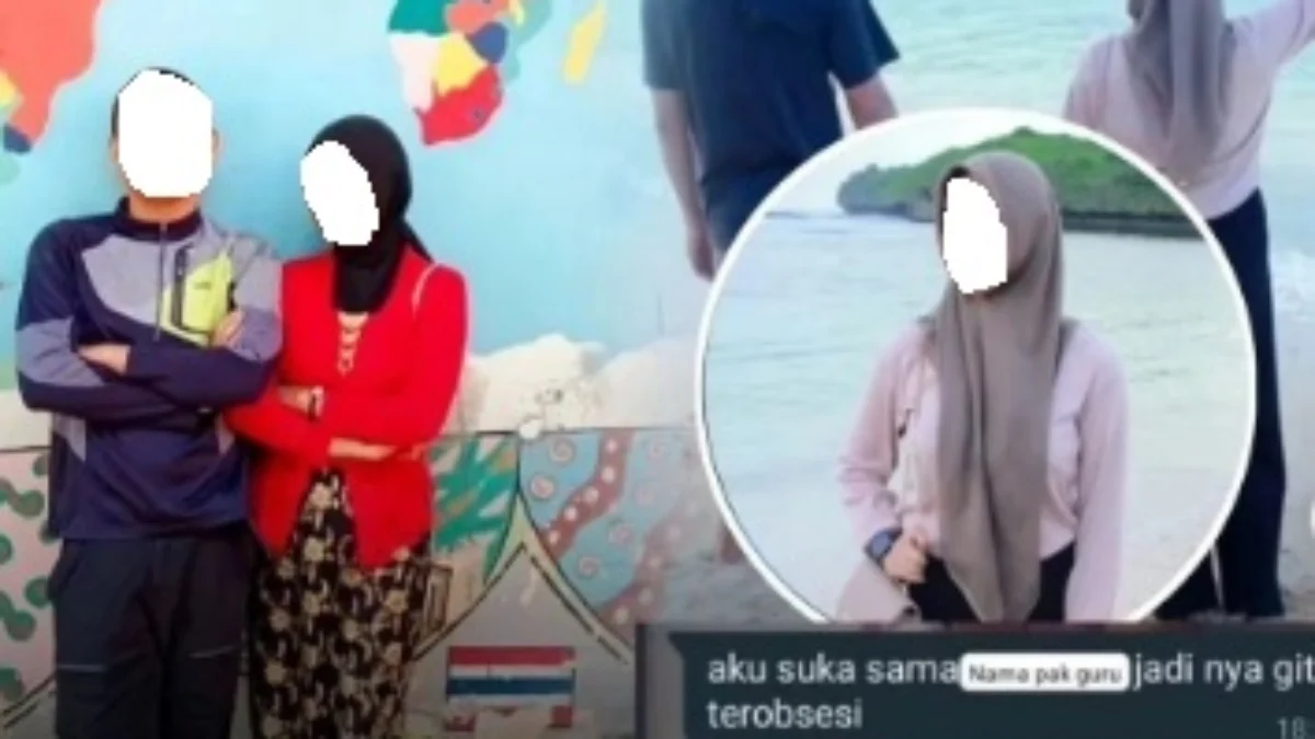Beberapa foto kebersamaa diduga aksi perselingkuhan antara guru SMA dengan muridnya di Subang.