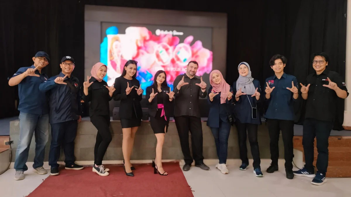 Grand Launching Studio Kecantikan Key Beauty Skincare di Ujung Berung Kota Bandung Sabtu (24/2).