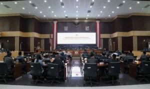Suasana Rapat Paripurna DPRD Kota Bogor. (Yudha Prananda / Jabar Ekspres)