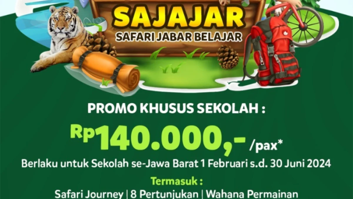 Promo Safari Jawa Barat (Sajajar) Taman Safari Bogor.