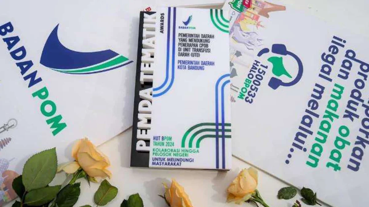 Pemerintah Kota Bandung Memperoleh Penghargaan dari BPOM