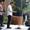Dok Forkopimda Jabar, saat Gelar Apel Pergeseran Personel dan Patroli Gabungan Pemilu 2024. Senin (12/2). Foto. Sandi Nugraha.