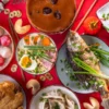 ILUSTRASI: makanan khas imlek yang wajib selalu ada. (freepik)
