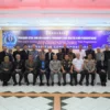 Segenap jajaran Yayasan Pendidikan Tri Bhakti Langlangbuana, civitas akademika dan para undangan saat peresmian dua program doktoral di Wisma Buana Unla Bandung, Kamis 22 Februari 2024.