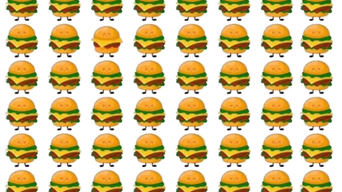 Tes IQ Ilusi Optik: Temukan Gambar Burger yang Berbeda Tes IQ Ilusi Optik: Temukan Gambar Burger yang Berbeda