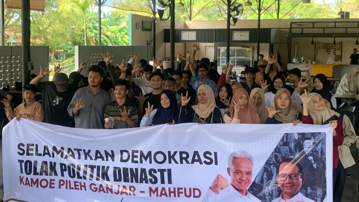 Demi Demokrasi, Aktivis dan Mahasiswa di Aceh Gelar Aksi Dukung Ganjar-Mahfud
