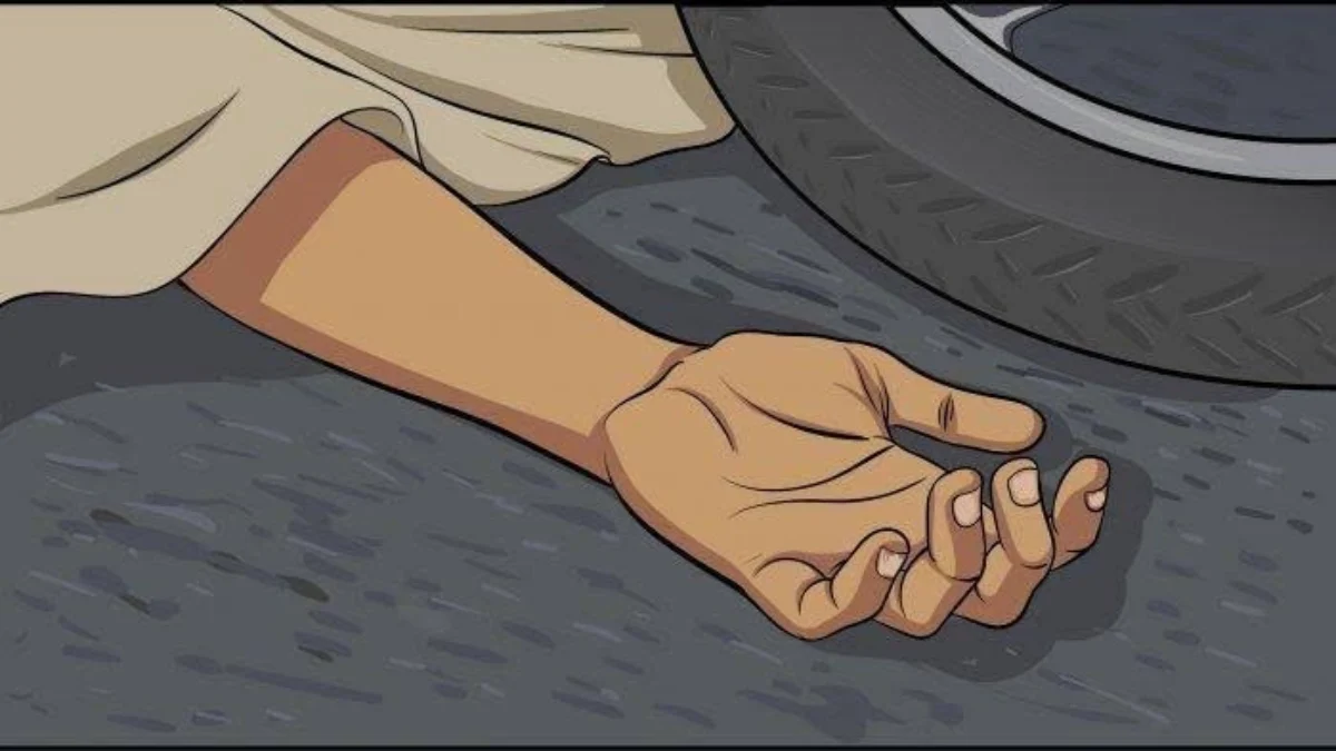 Ilustrasi pengendara motor tewas