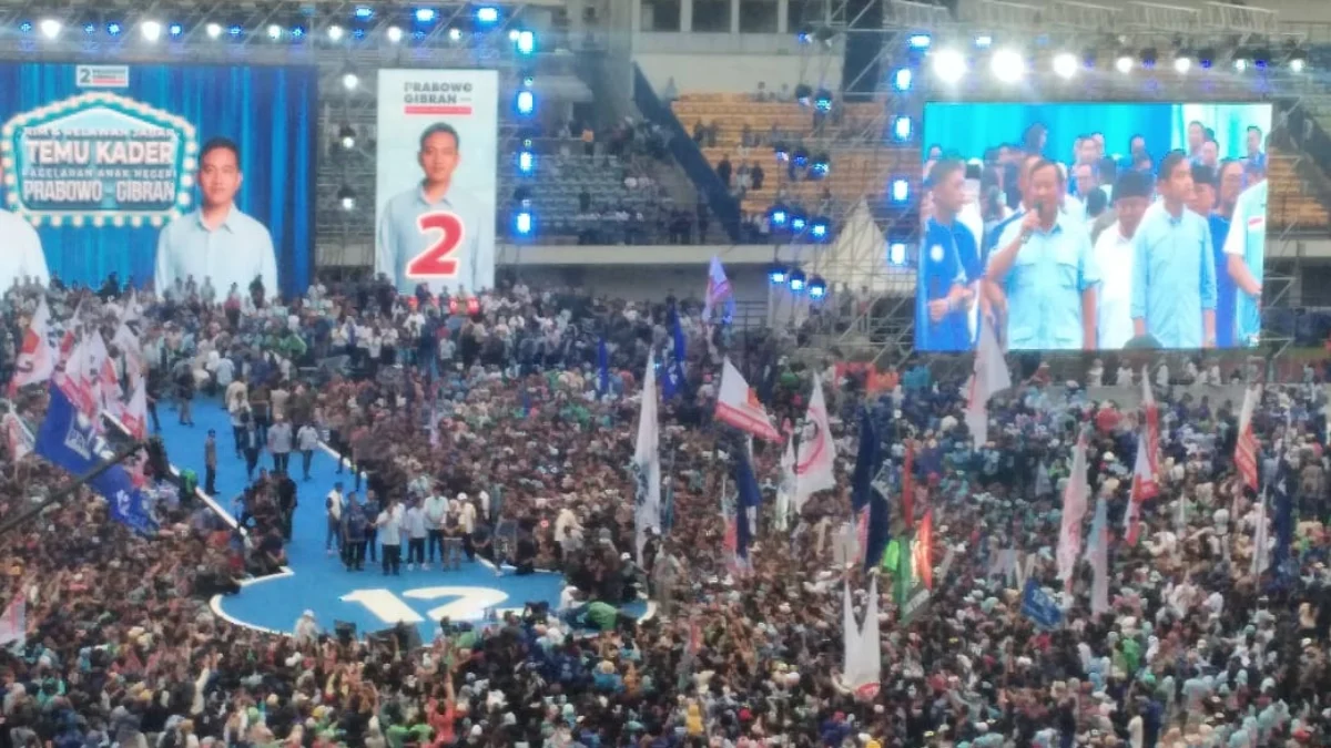 Prabowo Gibran menggelar kampanye akbar di Stadion GBLA Bandung/ Foto: Hendrick Muschlison/ Jabar Ekspre/