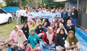 Relawan Untuk Majukan Indonesia (RUMI) terus bergerak dari kampung ke kampung untuk menyosiaisasikan Paslon Nomer 02 Prabowo  –  Gibran.