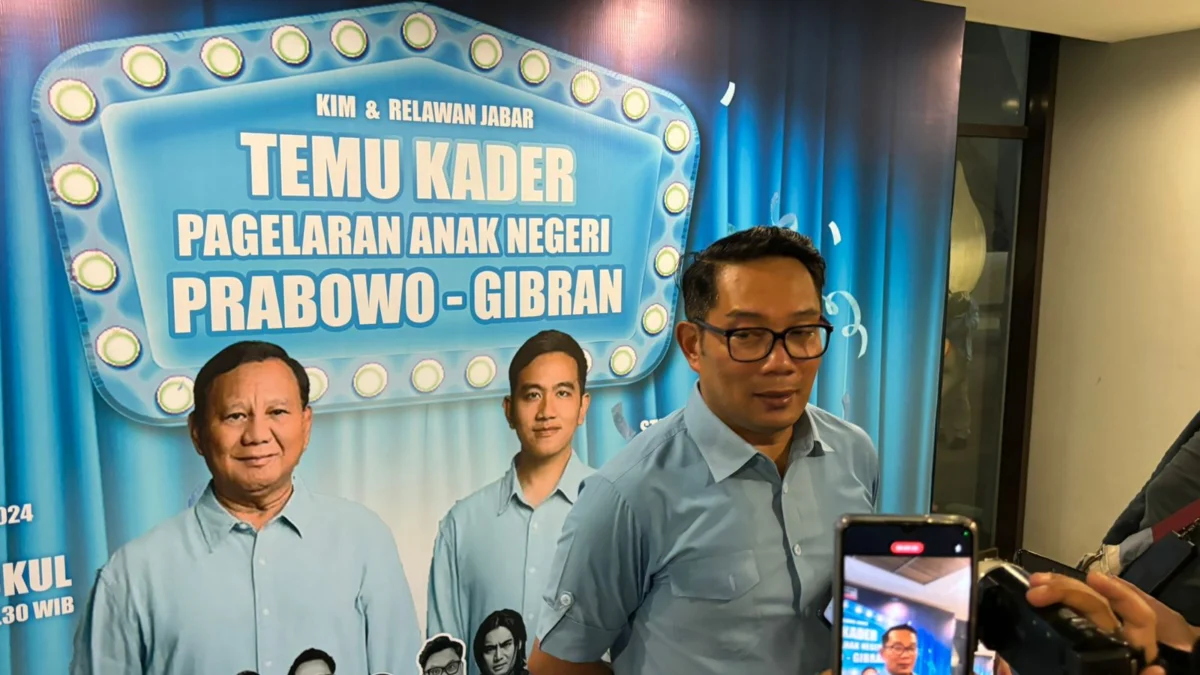 Ridwan Kamil saat berada di Temu Kader Pagelaran Anak Negeri