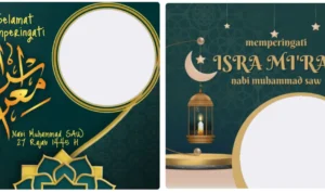 Contoh Twibbon Isra Mi'raj 2024, Bingkai Fotomu Gratis dan Makin Menarik/ Twibbonize/ Cahaya Ilmu/nabil aswar