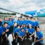 Untuk mendukung Sport Tourism di Indonesia, Pocari Sweat menjalin kerjasama dengan PT Garuda Indonesia dengan mem-branding pesawat Boing