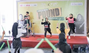 Olahraga Pound Fit Tengah Hits, Salah Satunya “Stay fit with Pound” di Hotel Zest Sukajadi Bandung