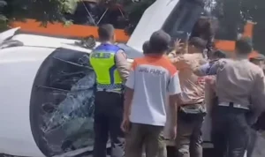 Akibat Ngantuk Karyawan BUMN Alami Kecelakaan