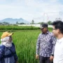 Sekda Kota Bogor, Syarifah Sofiah bersama Camat Bogor Timur Feby Darmawan dan perwakilan investor meninjau lahan hibah DJKN Kemenkeu di kawasan Jalan R3, Kelurahan Katulampa, Jumat (2/2).