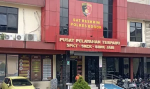 Suasana kantor Satreskrim Polres Bogor.
