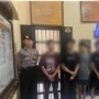 ara tersangka obat-obatan terlarang dibekuk Satnarkoba Polres Banjar Polda Jabar awal pekan ini. (Istimewa)