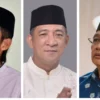 Bursa Wali Kota Banjar: Nana Suryana Mahesa, Dadang Ramdhan Kalyubi, Bambang Hidayah (Dari Kiri).