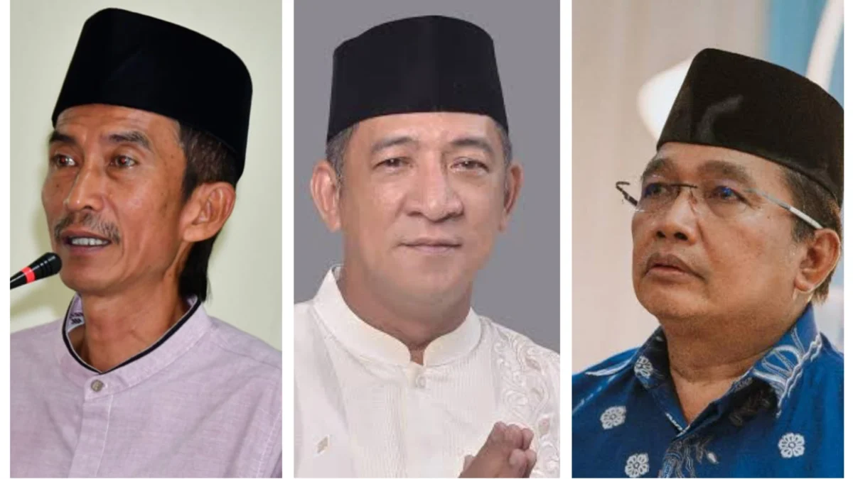 Bursa Wali Kota Banjar: Nana Suryana Mahesa, Dadang Ramdhan Kalyubi, Bambang Hidayah (Dari Kiri).