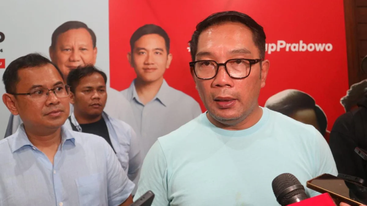 Dok. Ketua TKD Jabar pasangan Prabowo-Gibran, Ridwan Kamil. Kamis (15/1). Foto. Sandi Nugraha.