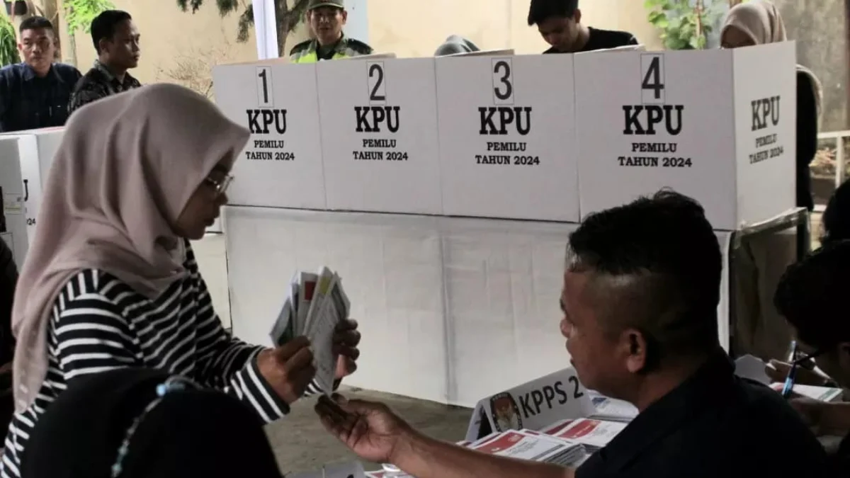 Ilustrasi pemungutan suara Pemilu 2024 / Hendrik MUchlison
