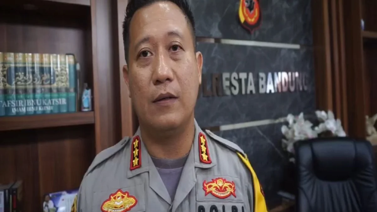 Kapolresta Bandung, Kombes Pol Kusworo Wibowo saat dimintai keterang di Mapolresta Bandung, Soreang, Kabupaten Bandung. Foto Agi Jabarekspres