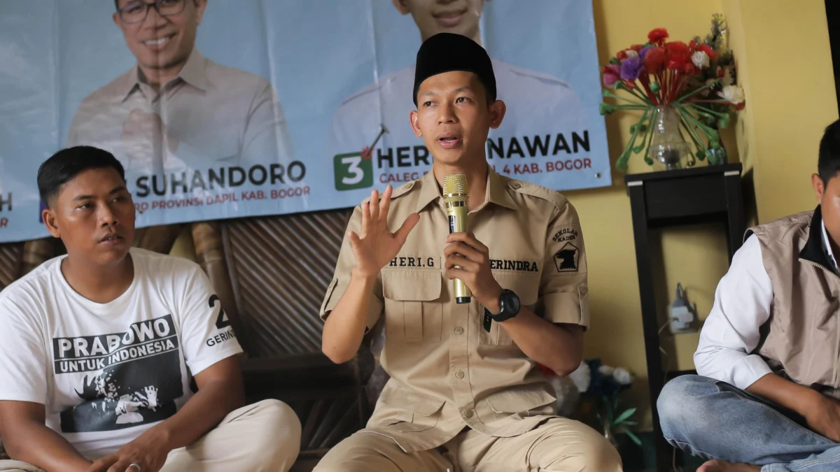 Heri Gunawan Caleg Gerindra. Foto : Sandika Fadilah/Jabarekspres.com