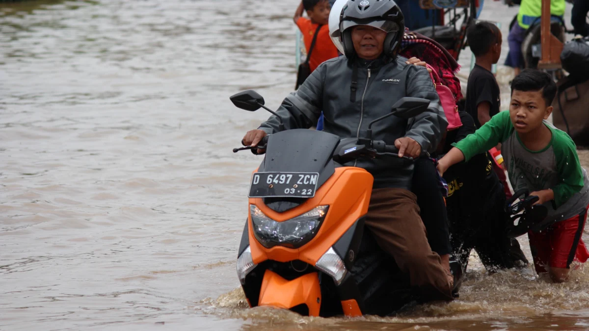 ilustrasi Banjir di Kota Bandung (Pandu Muslim /JE)