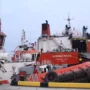 Aktivitas di Pelabuhan Patimban di Subang sebagai salah satu pusat roda ekonomi di Jabar.
