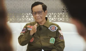 Mahfud Md, Cawapres nomor urut 03 dan Mantan Menko Polhukam.