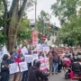 Kunjungan ke Kota Bandung, KAMMI Jabar laksanakan Aksi Selamatkan Demokrasi di Gedung Sate, Kota Bandung, Sabtu 3 Februari 2024.