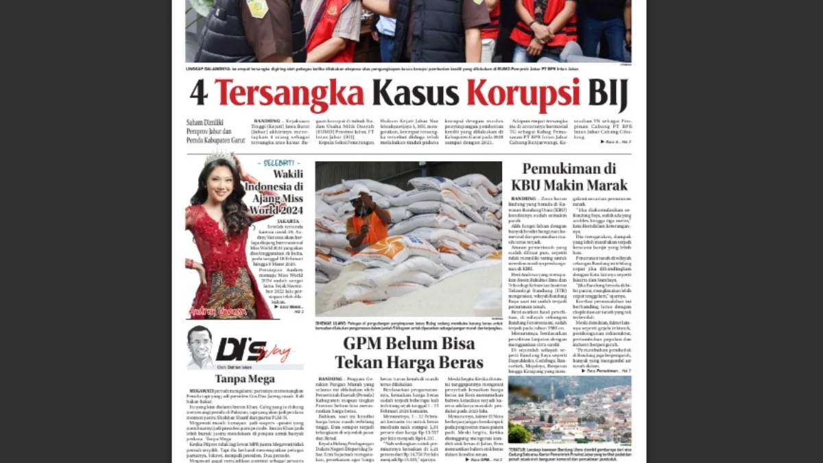 Epaper Jabar Ekspres Edisi Sabtu,17 Februari 2024