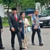 Menteri ATR/Kepala BPN Hadi Tjahjanto tiba di Istana Kepresidenan Jakarta, Rabu (21/2/2024).