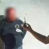 Detik-detik pelaku pencurian motor di Kecamatan Bogor Selatan, Kota Bogor diamuk massa. (Yudha Prananda / Tangkapan Layar Video)
